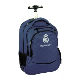 Real Madrid Blue gurulós iskolatáska, táska 48 cm