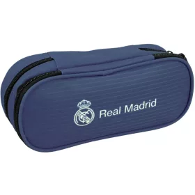 Real Madrid Blue 2 rekeszes tolltartó 23 cm