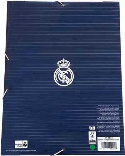 Real Madrid Blue A/4 gumis mappa