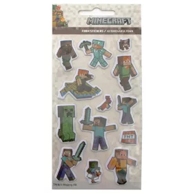 Minecraft Adventures pufi szivacs matrica szett