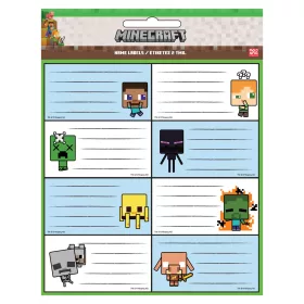 Minecraft Creepers Need Hugs füzetcímke 16 db-os