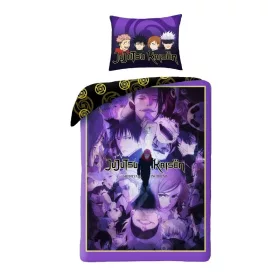   Jujutsu Kaisen Purple Energy ágyneműhuzat 140×200cm, 70x90 cm microfibre