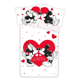   Disney Mickey, Minnie Love ágyneműhuzat 140×200cm, 70×90 cm