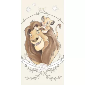   Disney Az Oroszlánkirály Simba fürdőlepedő, strand törölköző 70x140cm