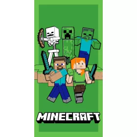   Minecraft Attack fürdőlepedő, strand törölköző 70x140cm (Fast Dry)