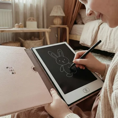KidLupe KidBook grafikus rajztábla munkakártyákkal – Nyuszi