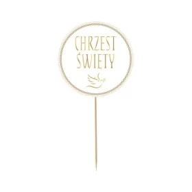 Chrzest Święty torta dekoráció 14 cm