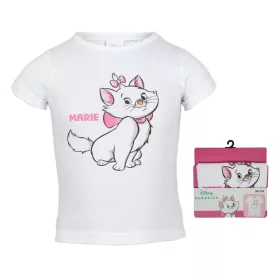   Disney Marie cica White gyerek rövid póló, felső 2 - 8 év / 92 - 128 cm