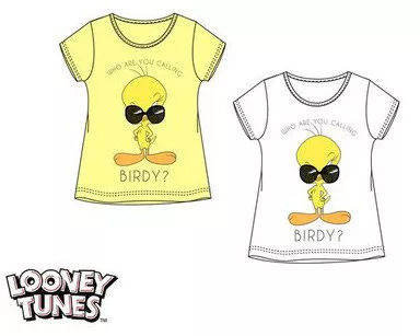Bolondos dallamok Birdy rövid póló, felső 3 - 8 év / 98 - 128 cm