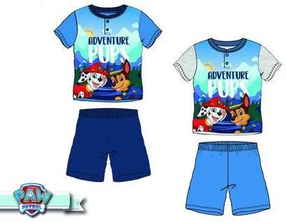Mancs Őrjárat Adventure Pups gyerek rövid pizsama 3 - 8 év / 98 - 128 cm