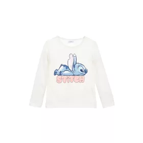   Disney Lilo és Stitch, A csillagkutya Chill White gyerek hosszú póló, felső 3 - 8 év / 98 - 128 cm