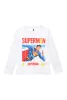Superman White gyerek hosszú póló, felső 4 - 10 év / 104 - 140 cm