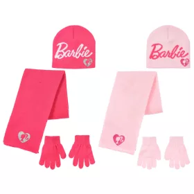 Barbie Pink gyerek sapka + sál + kesztyű szett 52-54 cm