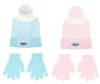 Disney Lilo és Stitch, A csillagkutya Ombre gyerek sapka + kesztyű szett 52-54 cm