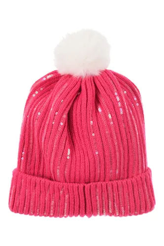 Barbie Pink flitteres gyerek sapka + kesztyű szett 52-54 cm