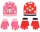 Hello Kitty Cute Dots gyerek sapka + kesztyű szett 52-54 cm
