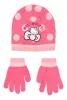 Hello Kitty Cute Dots gyerek sapka + kesztyű szett 52-54 cm