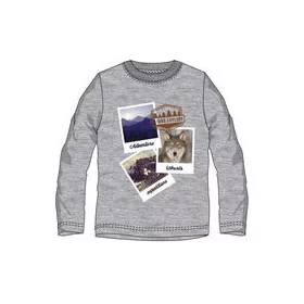 Ushuaia Pictures Szürke férfi otthoni póló S-XXL