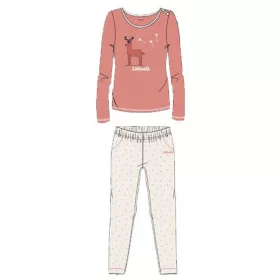Ushuaia Szarvas Fawn női hosszú pizsama S-XXL
