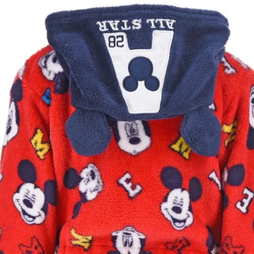 Disney Mickey All Star Red gyerek köntös 3 - 8 év / 98 - 128 cm