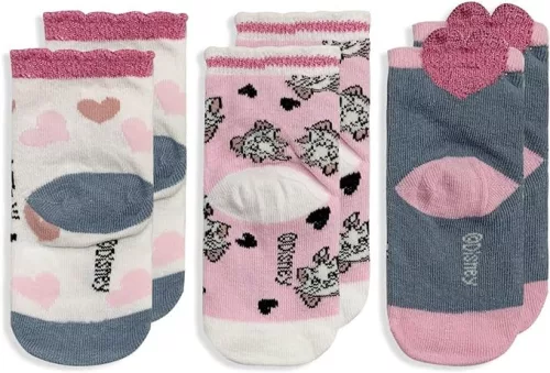 Disney Marie Hearts baba zokni 0-12 hó